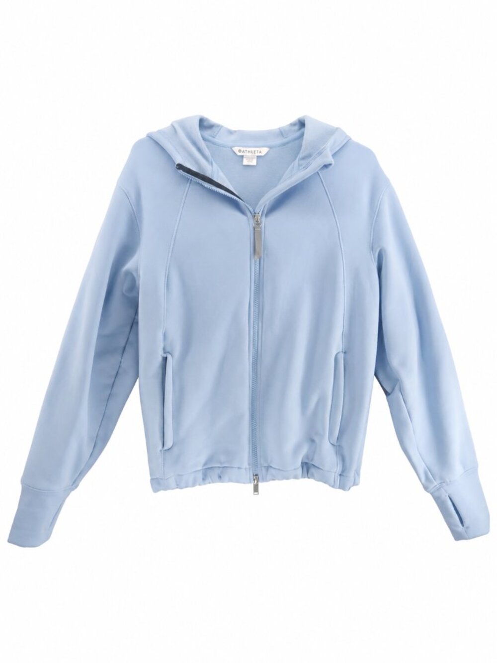 Althleta, Altitude Polartec PowerStretch® Fleece Jacket, Heron Blue, Size Small
